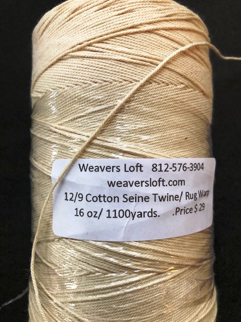 12/9 cotton seine twine warp - 1#